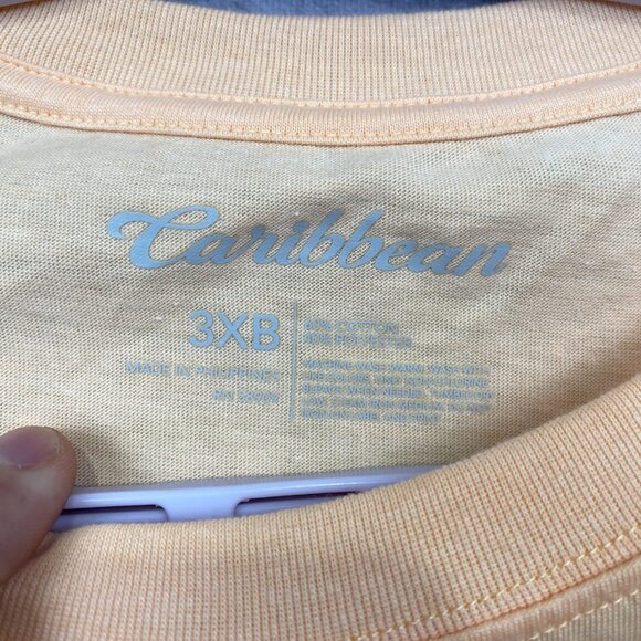 Caribbean Taco Tuesday T-Shirt Mens 3XB Big Peach Food Truck Graphic Casual - Picture 5 of 10